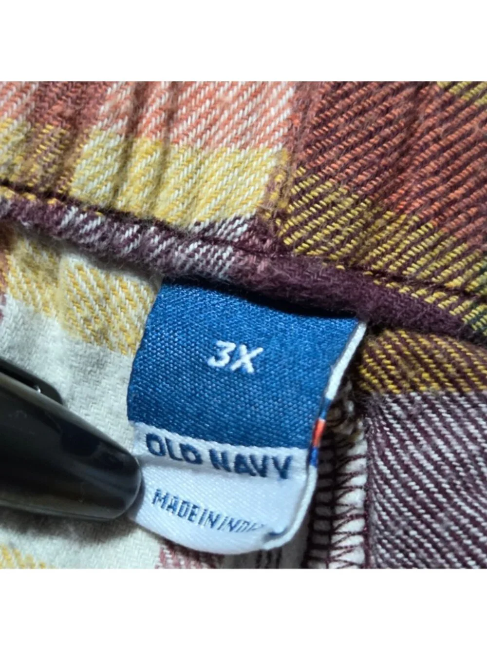 Old Navy Pajama Pants Plus Size 3X Burgundy Plaid Lounge PJs Sleepwear Sleep